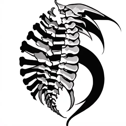 Spine Tattoo Neda Symbol