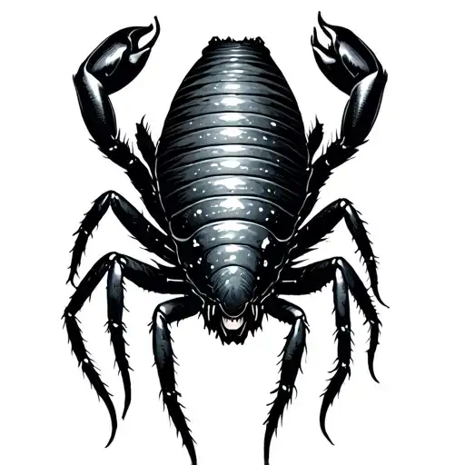 Black Centipide On Wrist