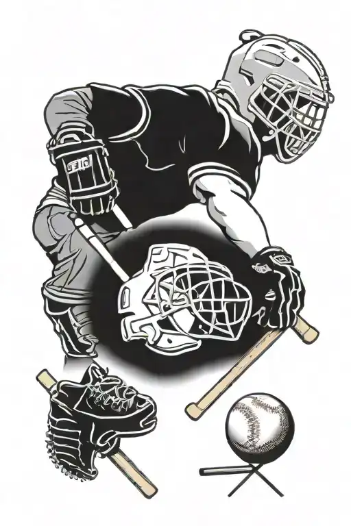 Mom And Dad Hockey And Baseball