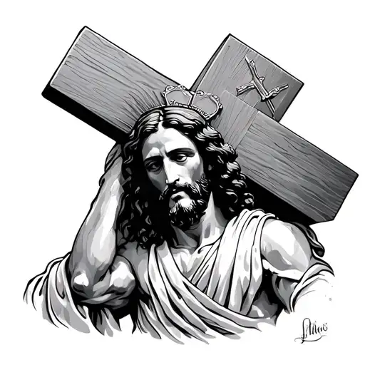 Jesus Carrying The Cross