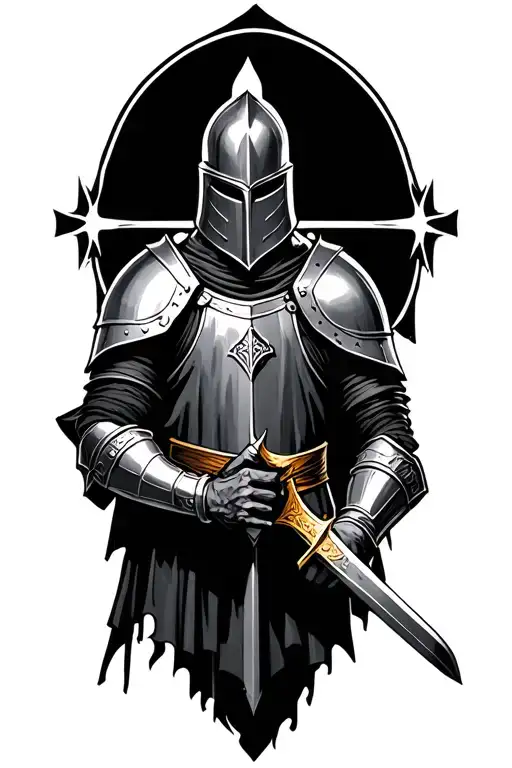 Templar Knight Holding