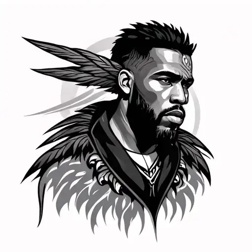 Tribal Tattoo For Black Man