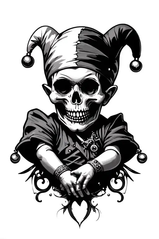 Skull Jester Baby Steampunk
