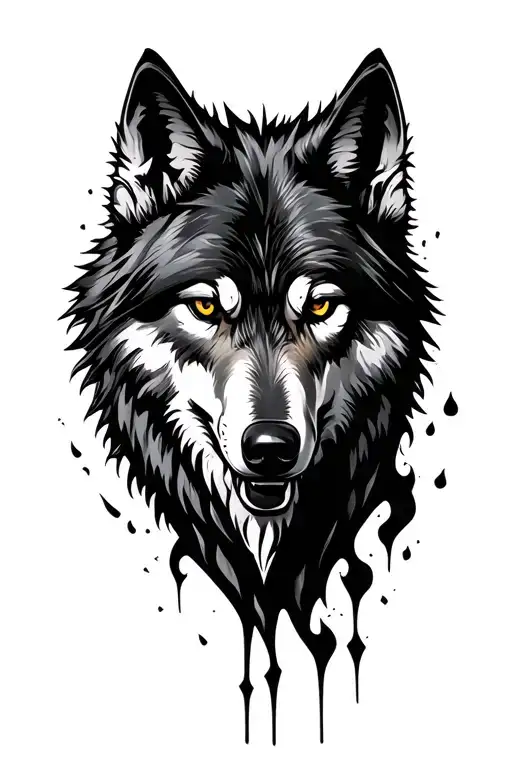 Wolf Face Surrounded