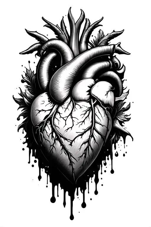 Anatomic Bleeding Heart Space Theme