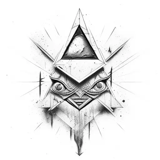 Illuminati Concrete Gritty Dark Theme Background