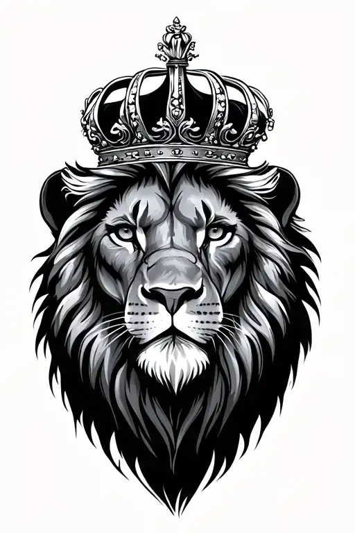 Lion With Crown