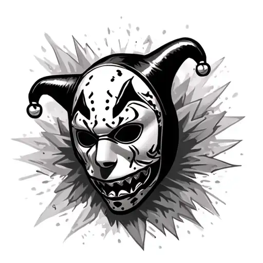 Jester Hockey Mask Evil