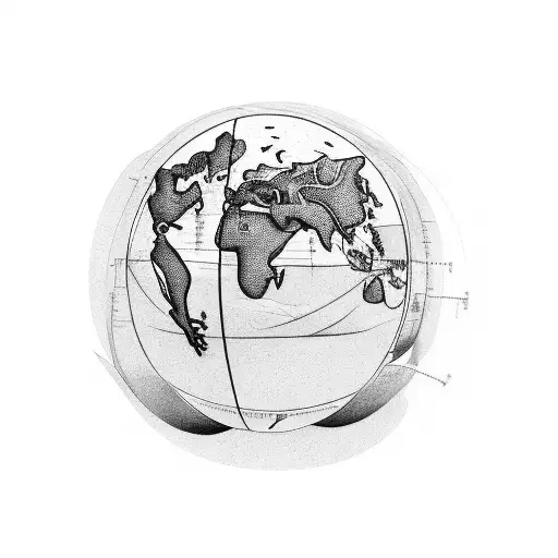 Globe That Incorporates Travel And The Ocean