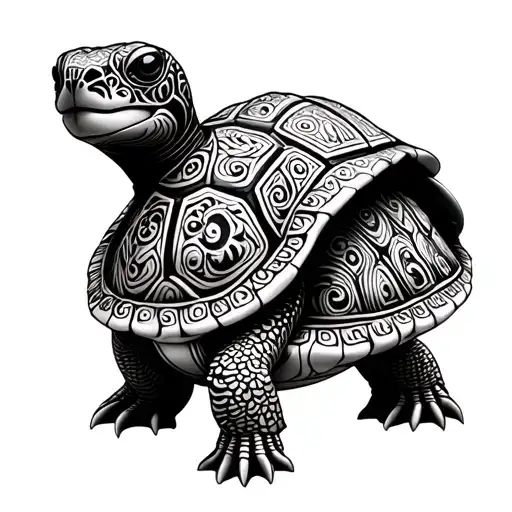 Alebrije Turtle Statue