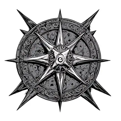 Vegvisir Symbol Surrounded