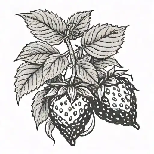 Cherry Strawberry Plant Growing