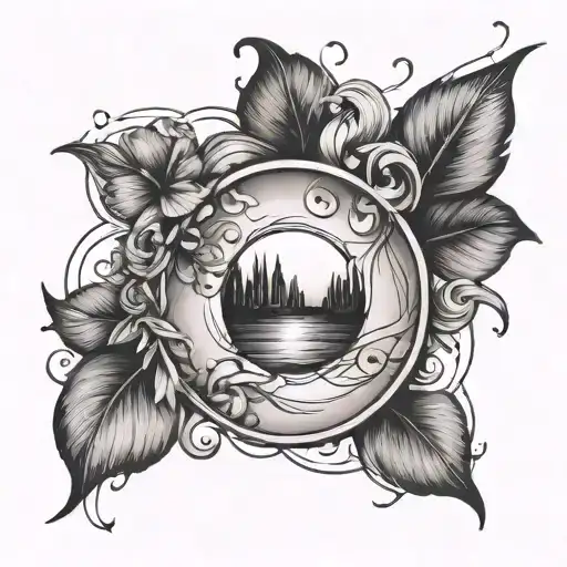 Circle Tattoo Design Idea