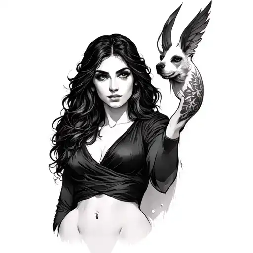 Luisa Madrigal As Atlas Holding Tattoo