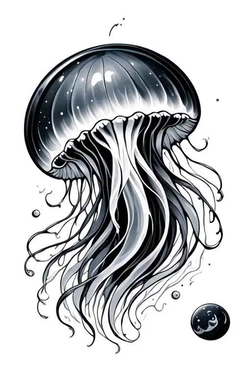 Moon Wave Jelly Fish