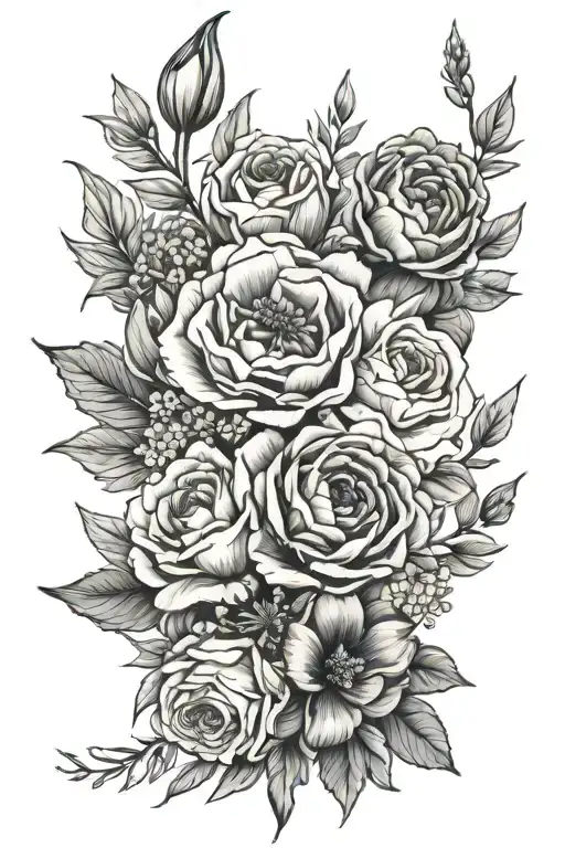 Birth Flower Bouquet