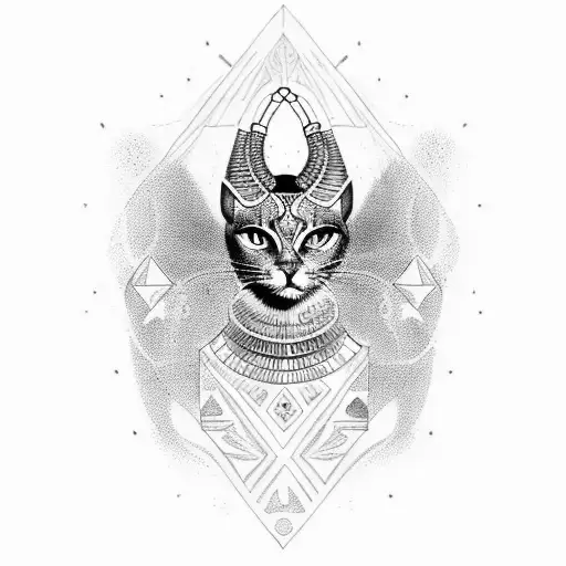 Egyptian God Bastet Sleeve