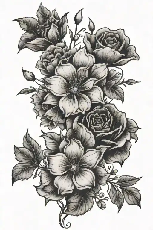 Kids Births Flowers Blooming