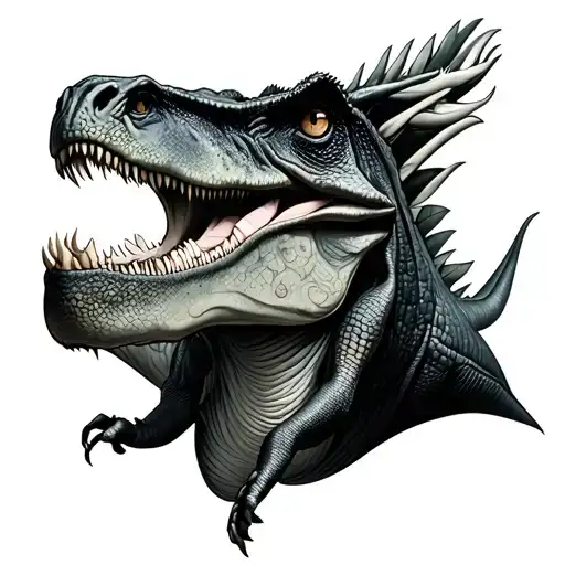 Cute Portrait Of Different Dinosaurs