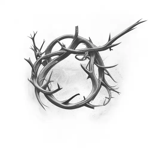 Thorn Vine Wrapping Around Arm