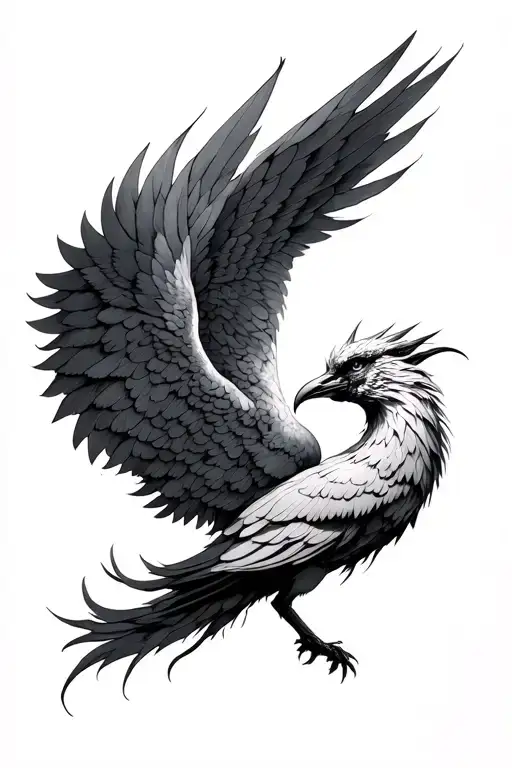 Fallen Angel And Phoenix Weh Mooncycles Spiritual