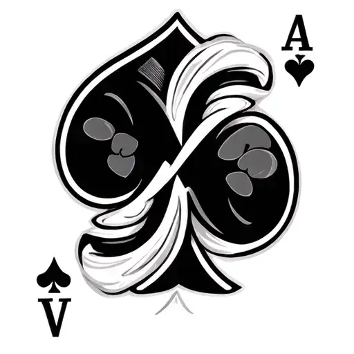 Ace Of Spades Playing Card