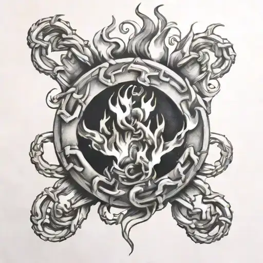 Chain On Fire In A Circle