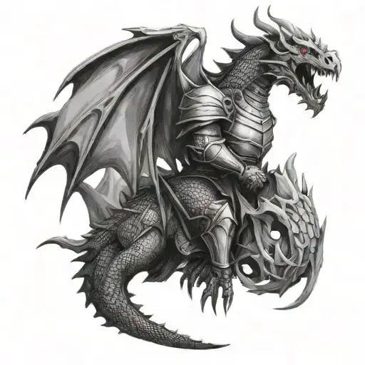 Dragon Castle Knight Holding