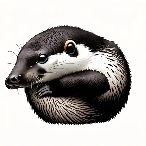 Penguin Hugging Otter Playing