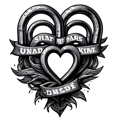 Three Sons Names And Heart Shaped Lock