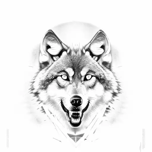 An Engineer Driving A Car With A Wolf As The Engine