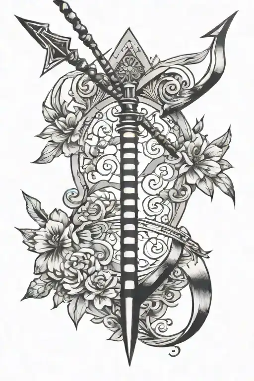 Bow And Arrow Back Back