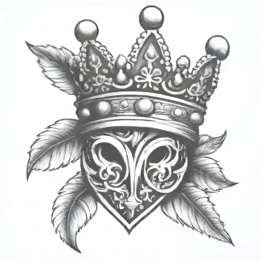 King Crown With Heart
