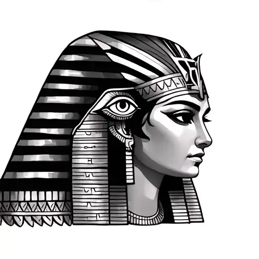 Egyptian Isis With Eye Of Horus