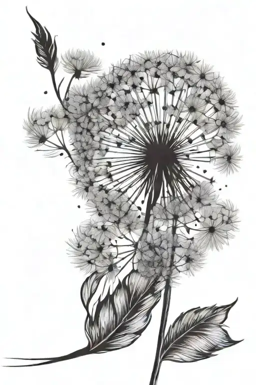 Dandelion Blowing