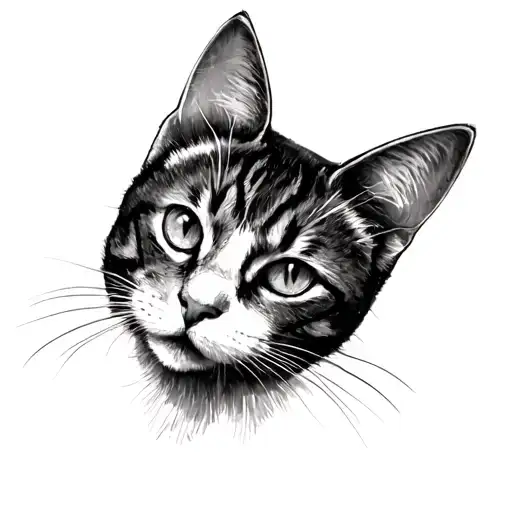 Cat Face Style Sketch Sketch
