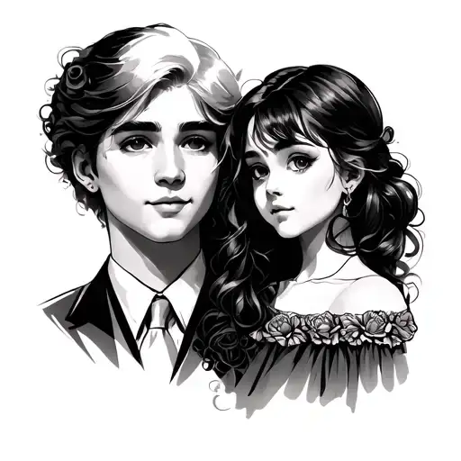 Brother And Sister Tattoo Featuring