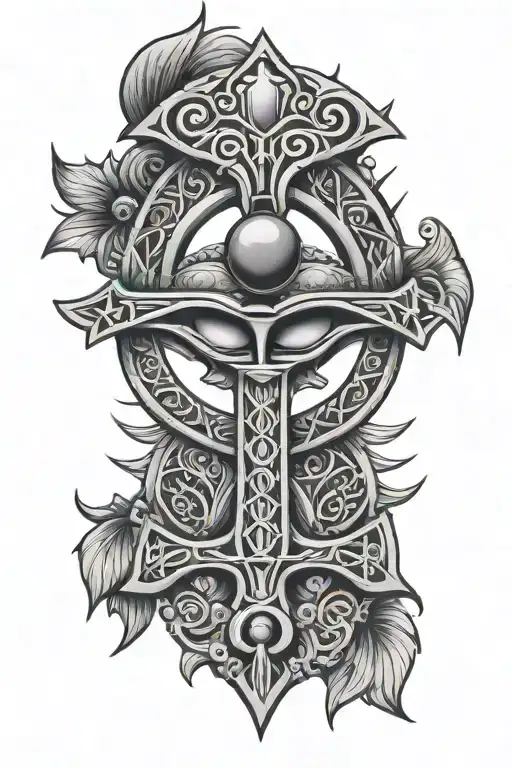 Ankh Symbol With Eye