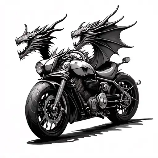 Dragon On Street Bike