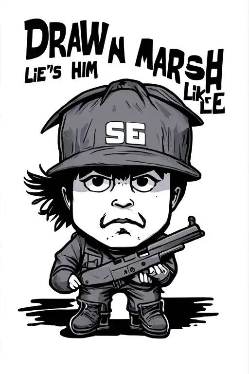 Stan Marsh - Draw Him Like He's A Gangster