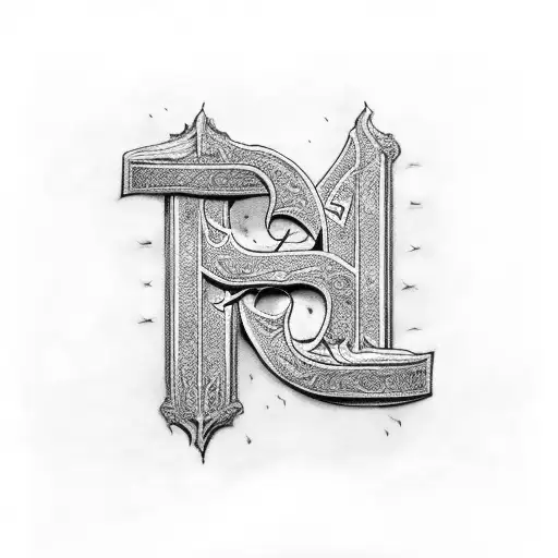 A Scroll With The Letters Las In Relief