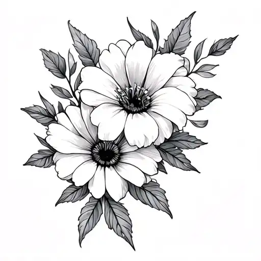 May And July Birth Flower Sleeve