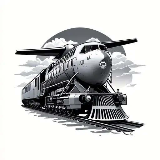 Travel Train Plane Flying