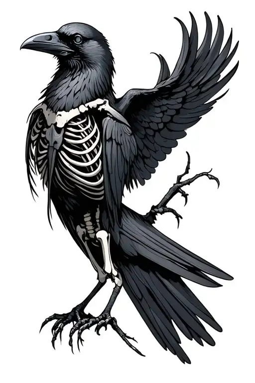 Raven Skeleton