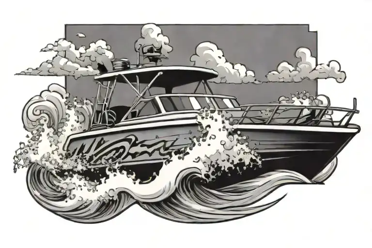 Wakeboat Water Motorboat Wave