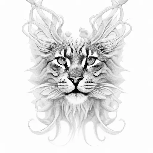 A Mesmerizing Black And Grey Medusa Portrait