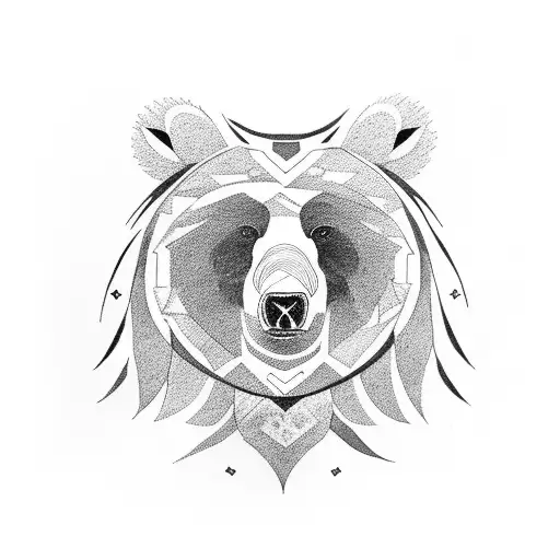 Bear Brimming With Ancient Tattoos Stalking Down My Arm Sleave
