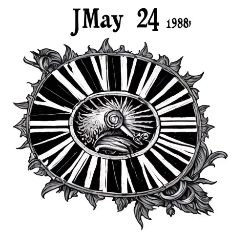 Roman Numerals For June 24 1986 And For May 4Th 1986