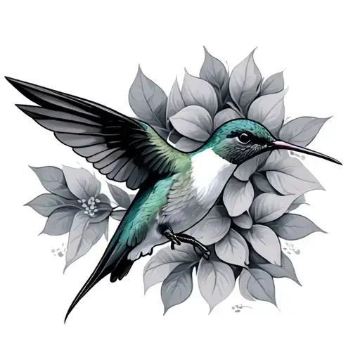 Hummingbird Flying Simple