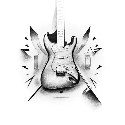 Guitar With Airplane